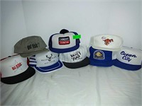 Various ball caps