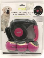 Retractable Dog Leash & 3 Piece Ball Set