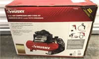 Husky 2 Gallon Air Compressor & 4 Tool Kit