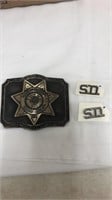 Deputy Sheriff Smith County belt buckle #134 and
