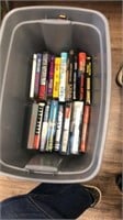 Large lot of hard back and a few paper back books