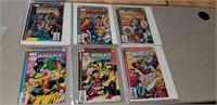 6 assorted comic books