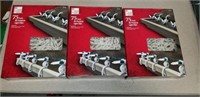 3 boxes of gutter clips