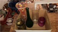 Lot with 5 vases and jars