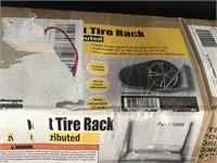 Folding Wall Mount Tire Rack
