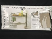 Complete Bath 2 Shelf Wall Organizer