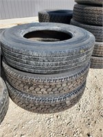 (3) New 11R 22.5 Recap Tires