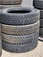 (4) New 285/75R 24.5 Recap Tires