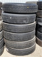 (6) New 285/75R24.5 Recap Tires