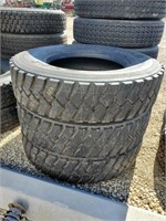 (3) New 295/75R 22.5 Recap Tires