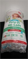 Poly fill high loft comforter and quilt batting