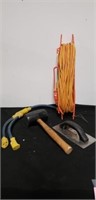 Extension cord, extension splitter cord, mallet