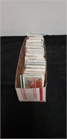 Box of football cards