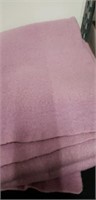 Pink fleece blanket