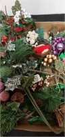 Christmas plant décor, fake