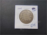 1906 Canadian 50 cent Coin