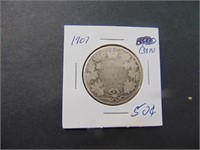 1907 Canadian 50 cent Coin