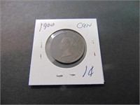 1900 Canadian 1 cent Coin
