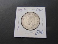 1952 Canadian 50 cent Coin