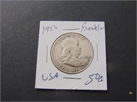 1950 USA Franklin 50 cent Coin