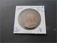 1899 Great Britain 1 cent Coin