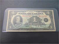 1935 Canadian $1 Bill