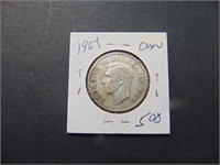 1951 Canadian 50 cent Coin
