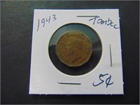 1943 Tombac Canadian Nickel