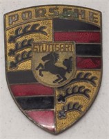 Vintage Enameled Porsche Stuttgart