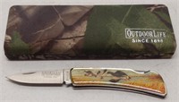 Outdoor Life Folding Knife In Case