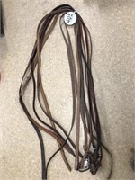 Tag #405 Three Pairs of Leather Reins