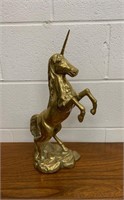 Solid Brass Unicorn Statue Apr 17" Tall
