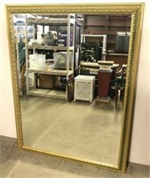 Gilt Framed Beveled Mirror
