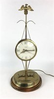 United Electric Metal Table Top Clock