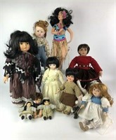 Assortment of Collector Dolls