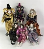 Harlequin and Clown Dolls