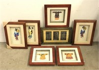 Three Dimensional Asian Art in Shadow Boxes