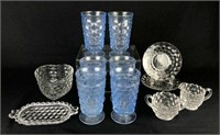 American by Fostoria Footed Glasses, Creamer,