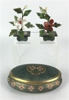 Stone Flowers and Toya Trinket Box