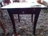 Lamp table with drawer