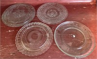 Cut glass serving platters