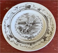 Wedgewood 1861- 1961 Kansas plate