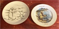 Alaskan commemorative plates