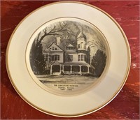 Vintage Topeka manison commemorative plate