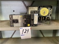 Thermal magnetic circuit breaker with 2 pole unit,