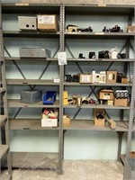 (2) Entire Shelves with all contents, shelf includ