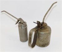 2 Vintage Oil Cans - 1 Craftsman, 1 Unmarked