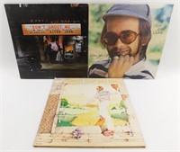 Lot of 3 Vintage "Elton John" LP Albums: 1972