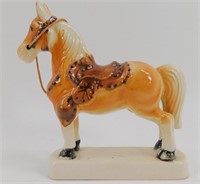 Vintage "Lefton" Ceramic Palomino Western Horse