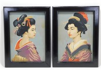 * Pair of Paint By Numbers - Beautiful Geisha